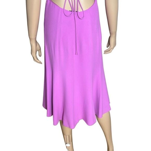 NWT Gai Mattiolo Plunging V-neckline Structured Cups Cut-out front detail Purple - Picture 9 of 14